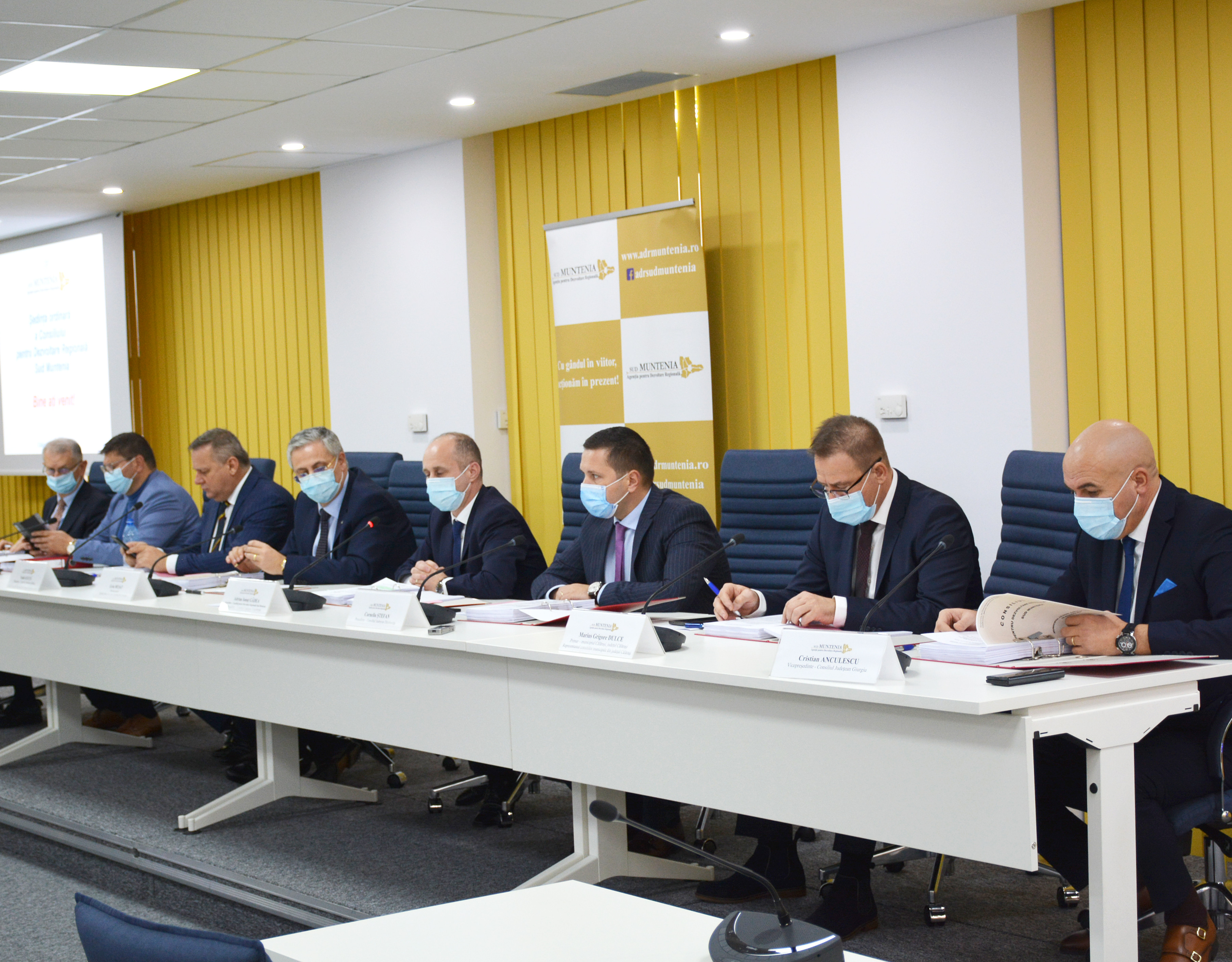 Consiliul pentru Dezvoltare Regională Sud – Muntenia, reunit în ultima ședință din anul 2021