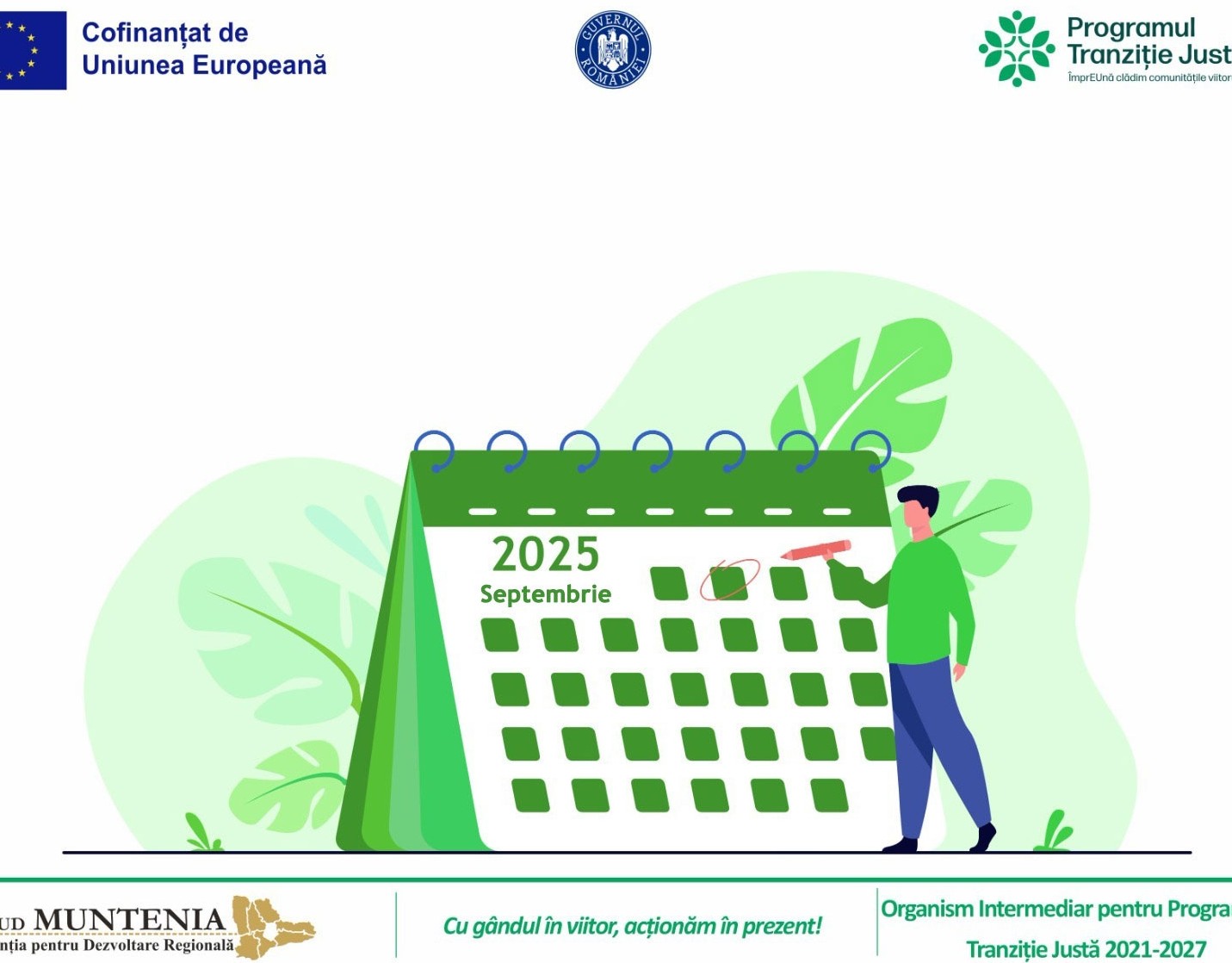 A fost publicat calendarul actualizat al apelurilor de proiecte din cadrul Programului Tranziţie Justă 2021-2027