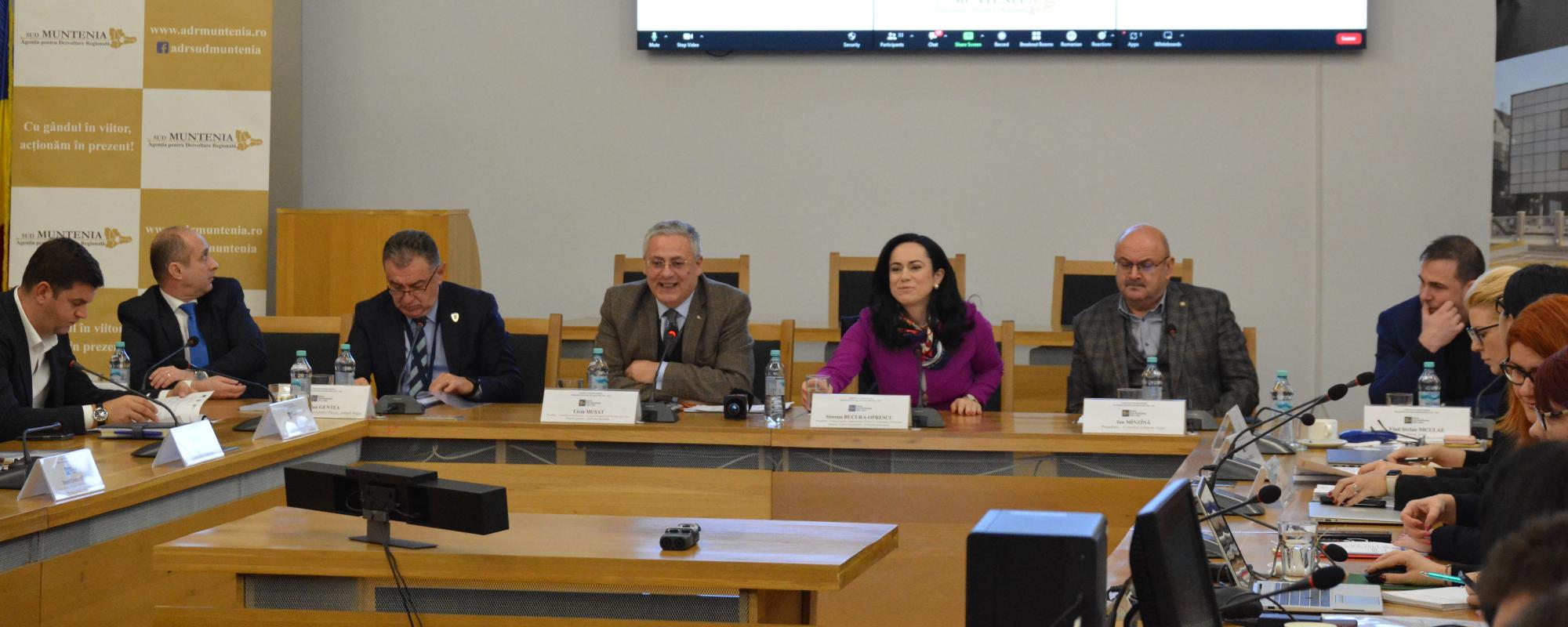 Prima reuniune a Comitetului de Monitorizare a Programului Regional Sud-Muntenia 2021-2027